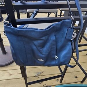 Coach Blue Leather Women's Bag